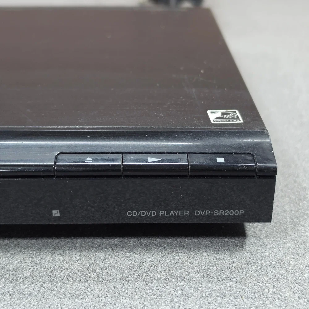Sony DVD Blu Ray Player DVP-SR200P Black Good CD DVD Playback